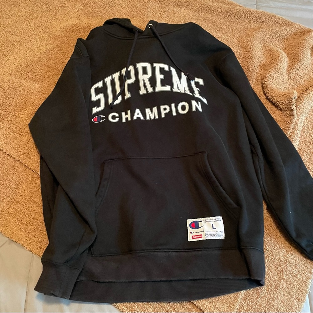 Authentic supreme champion hoodie